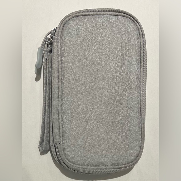 Zippered Double Compartment Accessory Pouch - Picture 1 of 7